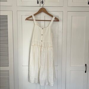 Zara Cream Sleeveless Dress